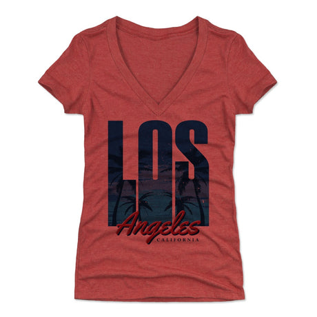 Los Angeles Women's V-Neck T-Shirt | 500 LEVEL