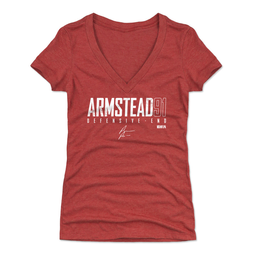 Arik Armstead Women&#39;s V-Neck T-Shirt | 500 LEVEL