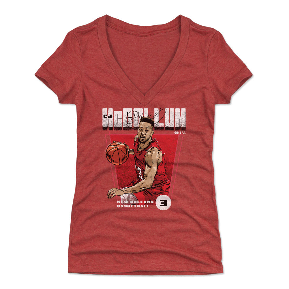 CJ McCollum Women&#39;s V-Neck T-Shirt | 500 LEVEL