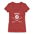 Gordie Howe Women's V-Neck T-Shirt | 500 LEVEL