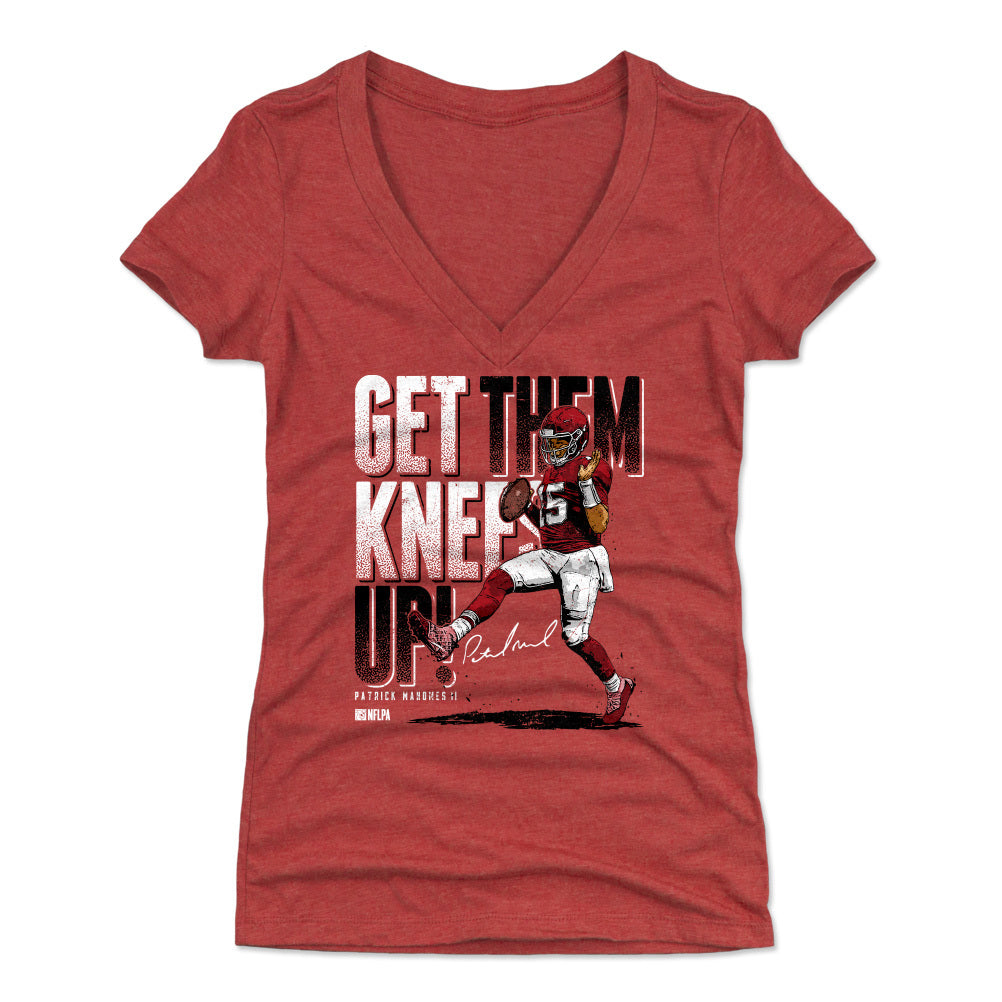Patrick Mahomes Women's V-Neck T-Shirt | 500 LEVEL