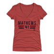Eddie Mathews Women's V-Neck T-Shirt | 500 LEVEL
