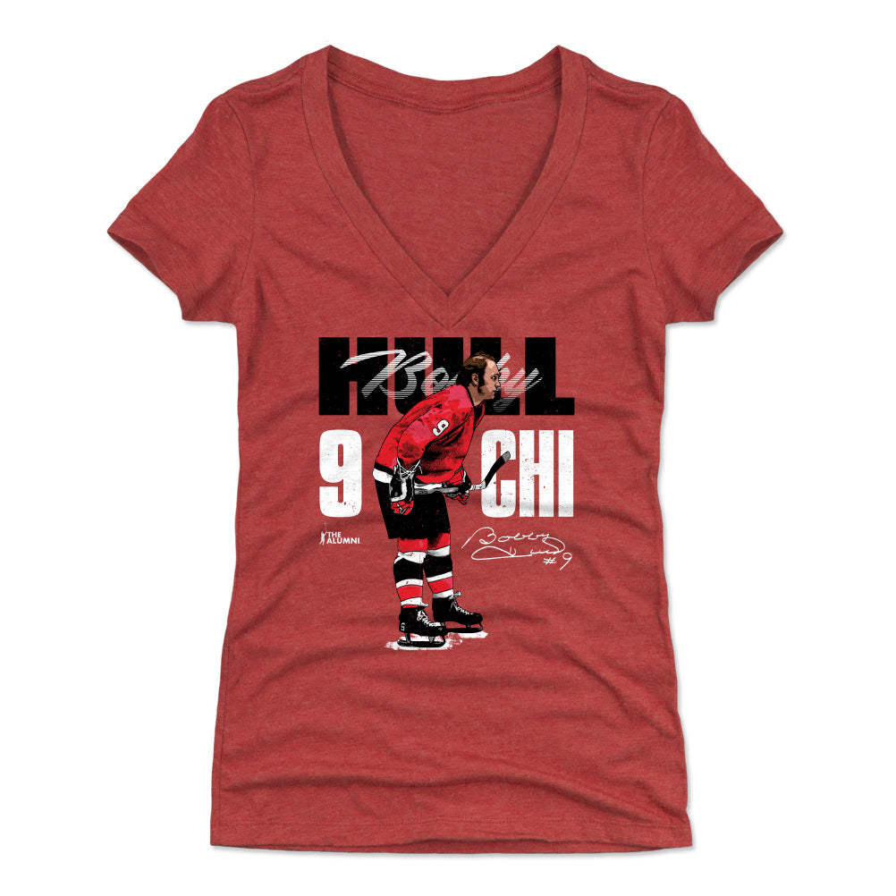Bobby Hull Women&#39;s V-Neck T-Shirt | 500 LEVEL