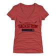 Nicklas Backstrom Women's V-Neck T-Shirt | 500 LEVEL