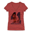 Eddie Mathews Women's V-Neck T-Shirt | 500 LEVEL
