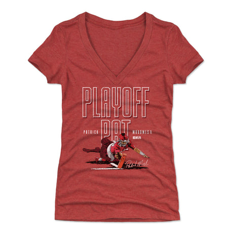 Patrick Mahomes Women's V-Neck T-Shirt | 500 LEVEL