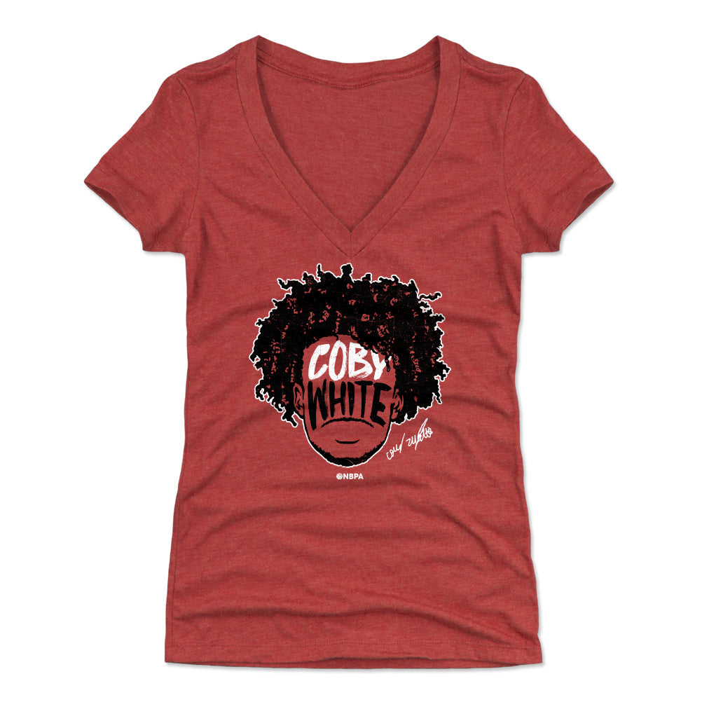 Coby White Women's V-Neck T-Shirt | 500 LEVEL