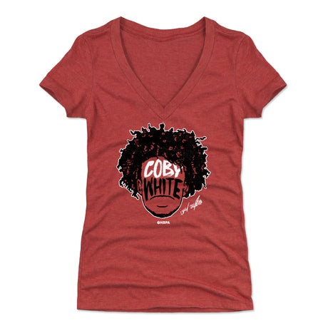 Coby White Women's V-Neck T-Shirt | 500 LEVEL