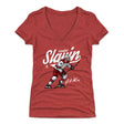 Jaccob Slavin Women's V-Neck T-Shirt | 500 LEVEL