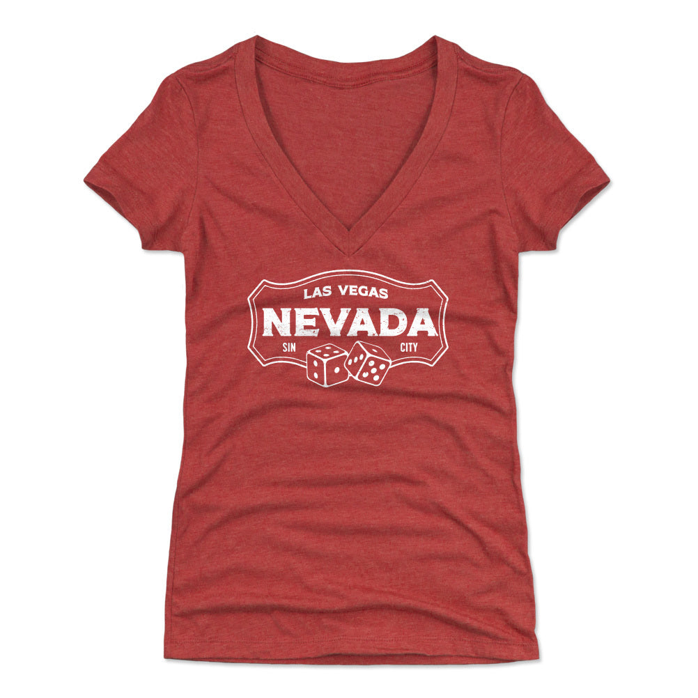 Las Vegas Women's V-Neck T-Shirt | 500 LEVEL