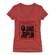 Janis Joplin Women's V-Neck T-Shirt | 500 LEVEL