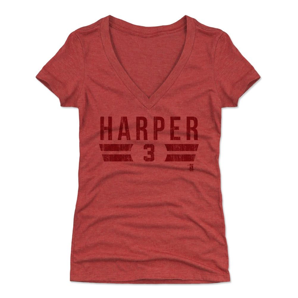 Bryce Harper Women&#39;s V-Neck T-Shirt | 500 LEVEL