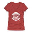 Johnny Bench Women's V-Neck T-Shirt | 500 LEVEL
