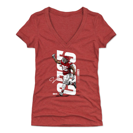Chris Jones Women's V-Neck T-Shirt | 500 LEVEL