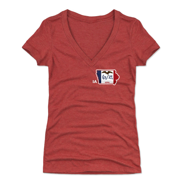 Iowa Women's V-Neck T-Shirt | 500 LEVEL