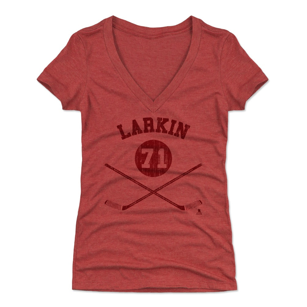 Dylan Larkin Women's V-Neck T-Shirt | 500 LEVEL