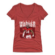 Fred Warner Women's V-Neck T-Shirt | 500 LEVEL