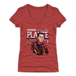 Jacques Plante Women's V-Neck T-Shirt | 500 LEVEL