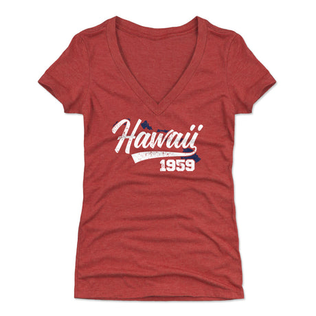 Hawaii Women's V-Neck T-Shirt | 500 LEVEL