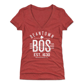 Boston Women's V-Neck T-Shirt | 500 LEVEL
