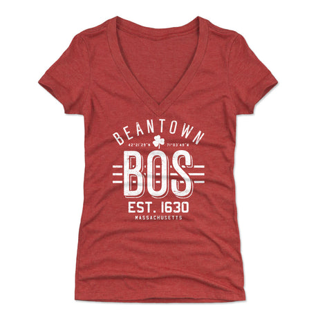 Boston Women's V-Neck T-Shirt | 500 LEVEL