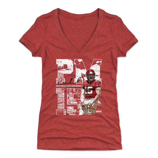 Patrick Mahomes Women's V-Neck T-Shirt | 500 LEVEL