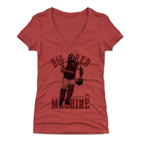 Johnny Bench Women's V-Neck T-Shirt | 500 LEVEL
