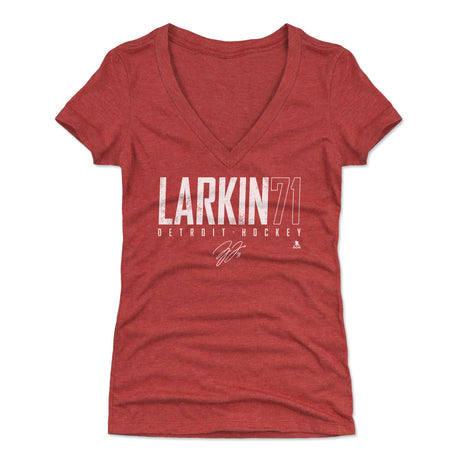 Dylan Larkin Women's V-Neck T-Shirt | 500 LEVEL
