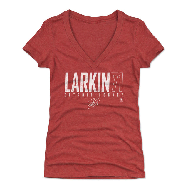 Dylan Larkin Women's V-Neck T-Shirt | 500 LEVEL