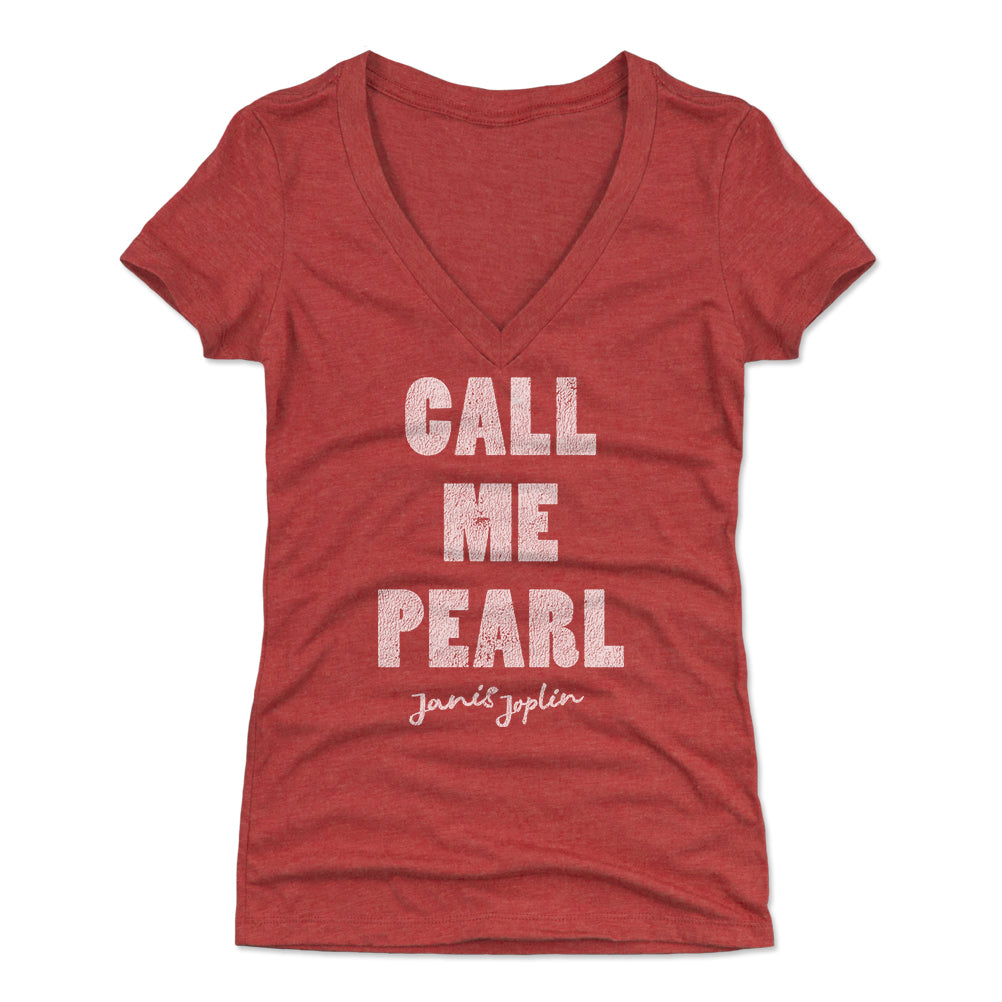 Janis Joplin Women's V-Neck T-Shirt | 500 LEVEL