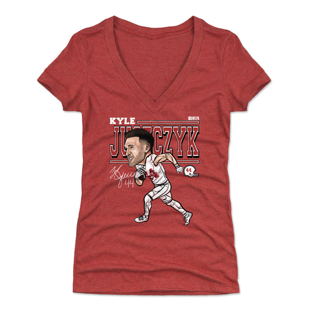 Kyle Juszczyk Women's V-Neck T-Shirt | 500 LEVEL