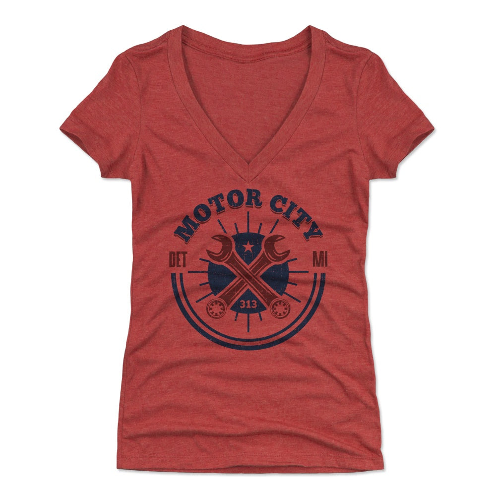 Detroit Women's V-Neck T-Shirt | 500 LEVEL