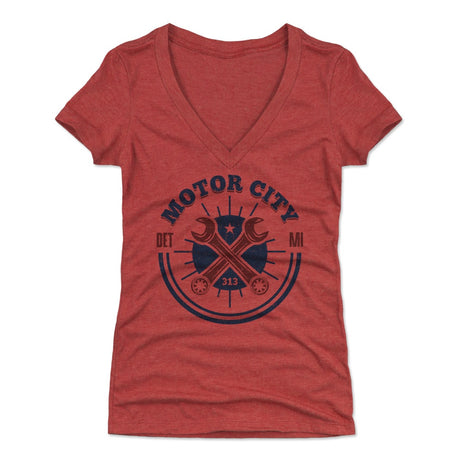 Detroit Women's V-Neck T-Shirt | 500 LEVEL