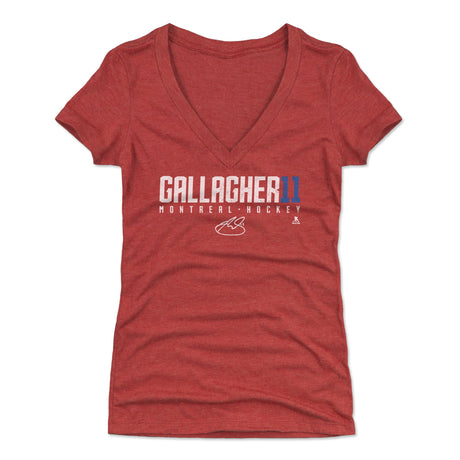 Brendan Gallagher Women's V-Neck T-Shirt | 500 LEVEL