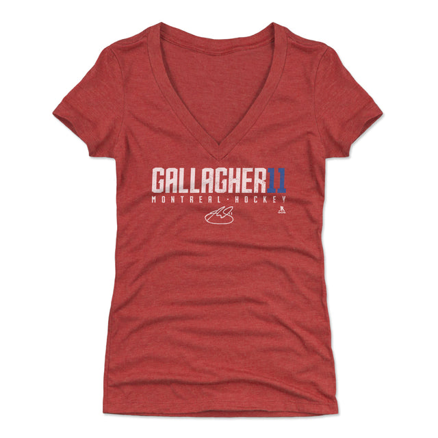 Brendan Gallagher Women's V-Neck T-Shirt | 500 LEVEL