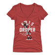 Kris Draper Women's V-Neck T-Shirt | 500 LEVEL