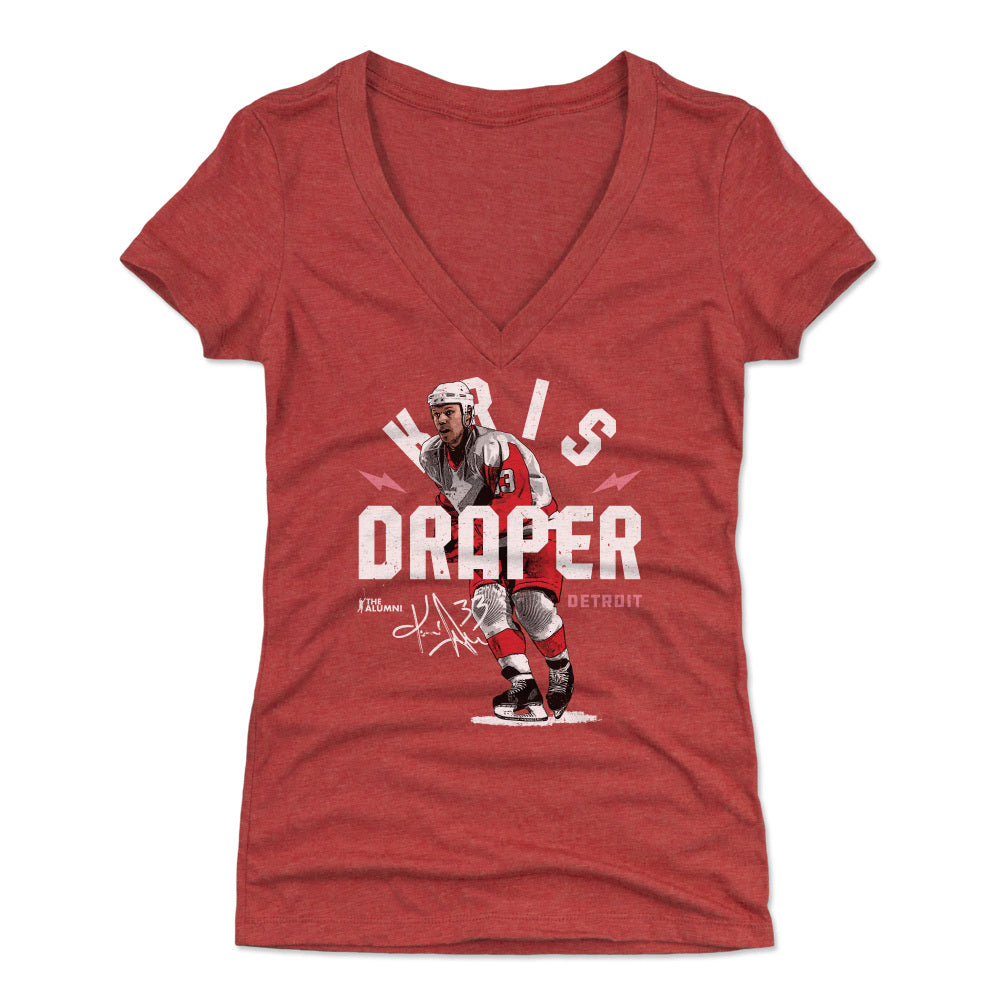 Kris Draper Women's V-Neck T-Shirt | 500 LEVEL