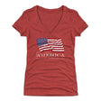 USA Women's V-Neck T-Shirt | 500 LEVEL