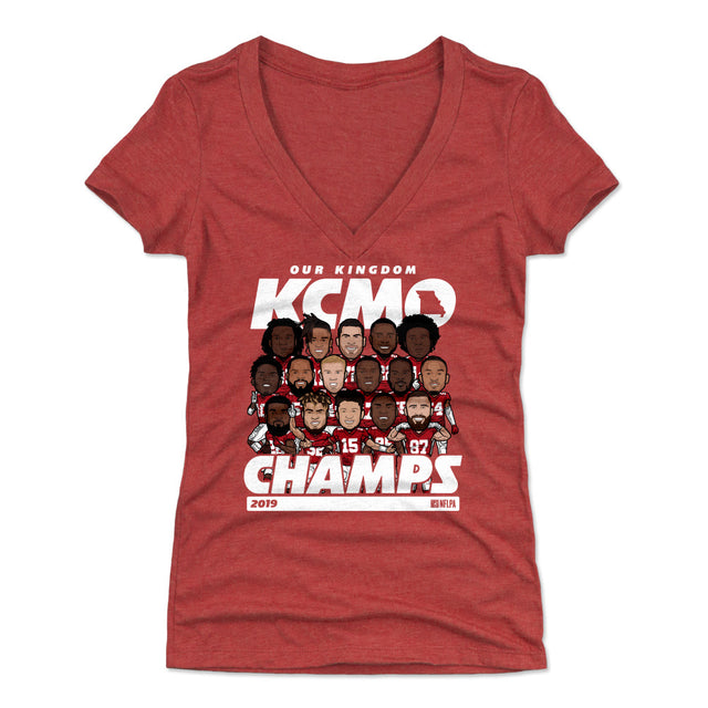 Kansas City Women's V-Neck T-Shirt | 500 LEVEL