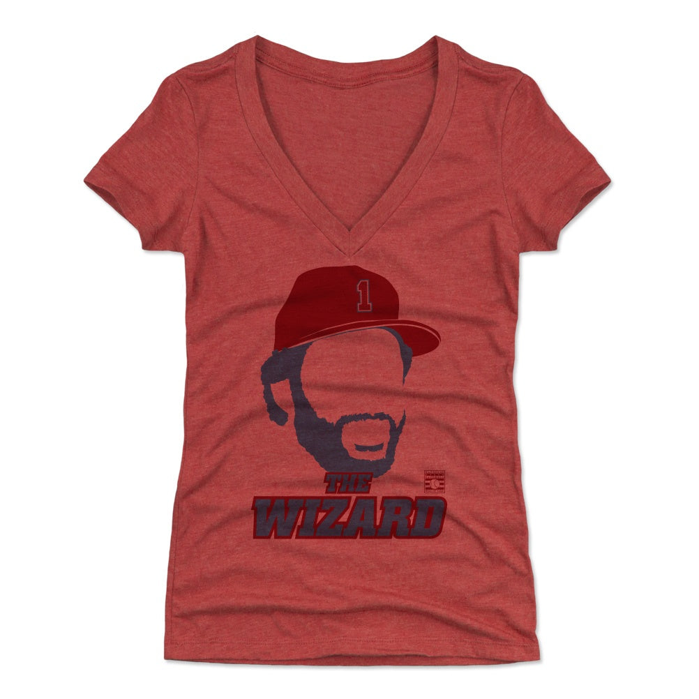 Ozzie Smith Women's V-Neck T-Shirt | 500 LEVEL