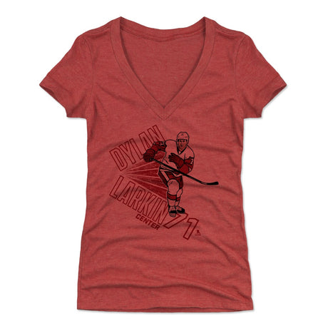 Dylan Larkin Women's V-Neck T-Shirt | 500 LEVEL
