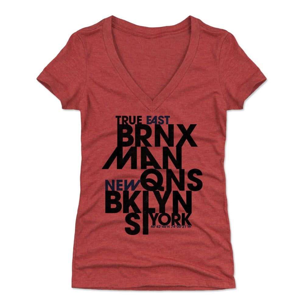 New York Women's V-Neck T-Shirt | 500 LEVEL