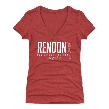 Anthony Rendon Women's V-Neck T-Shirt | 500 LEVEL