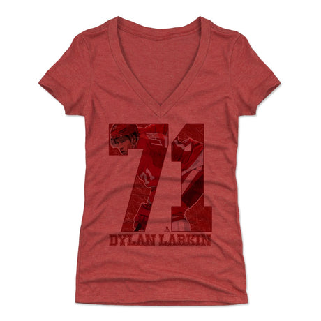 Dylan Larkin Women's V-Neck T-Shirt | 500 LEVEL