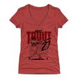 Mike Trout Women's V-Neck T-Shirt | 500 LEVEL