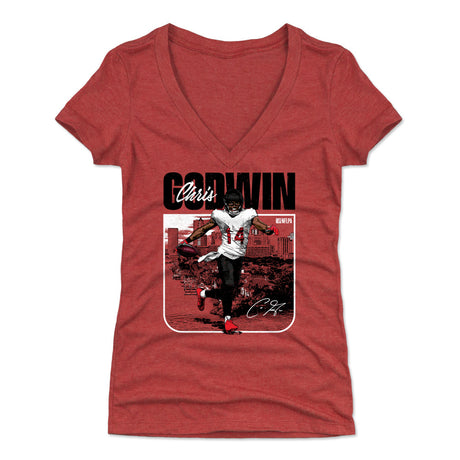 Chris Godwin Women's V-Neck T-Shirt | 500 LEVEL