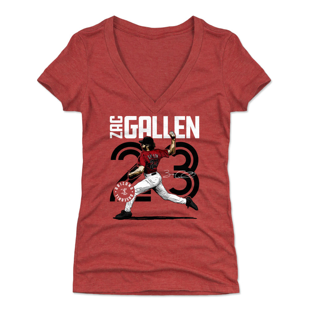 Zac Gallen Women's V-Neck T-Shirt | 500 LEVEL
