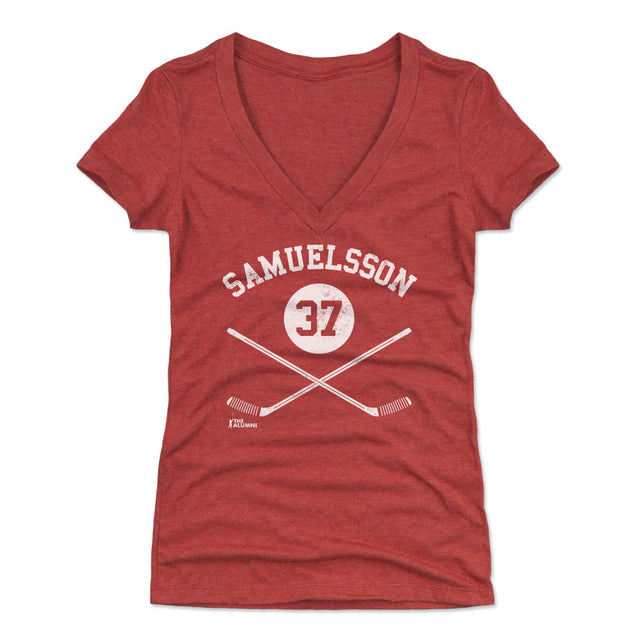 Mikael Samuelsson Women's V-Neck T-Shirt | 500 LEVEL