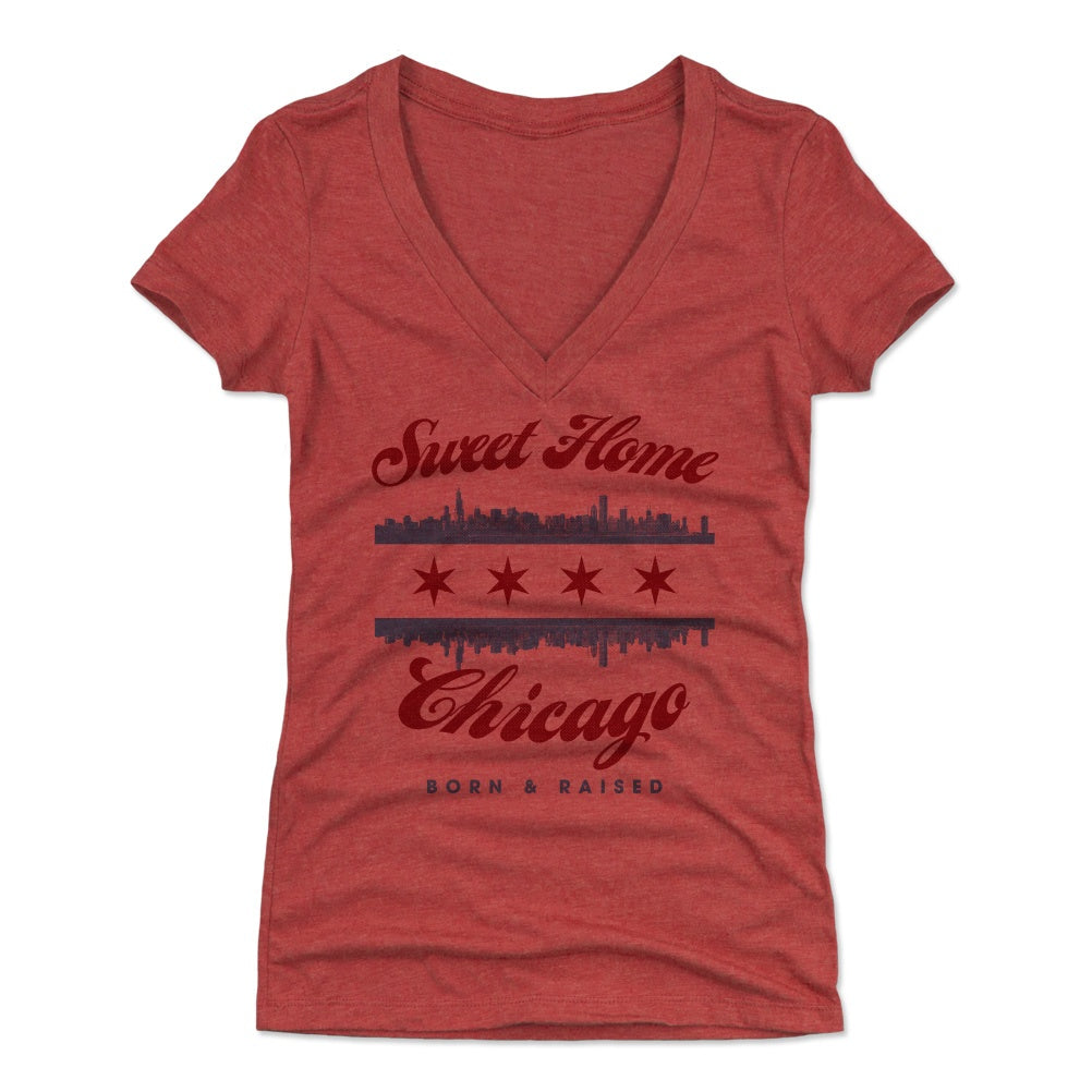 Chicago Women's V-Neck T-Shirt | 500 LEVEL