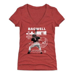 Jeff Bagwell Women's V-Neck T-Shirt | 500 LEVEL
